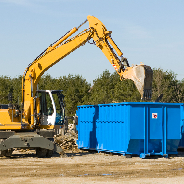 can i request a rental extension for a residential dumpster in Hideaway Texas